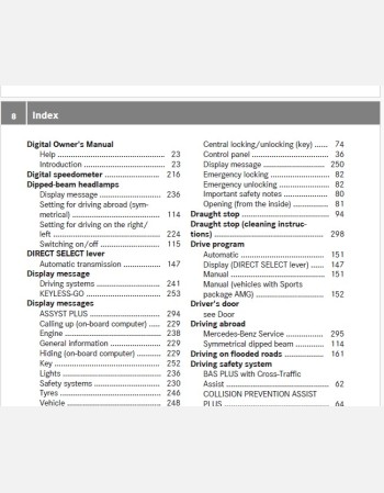 mercedes benz e class 2018 owners manual